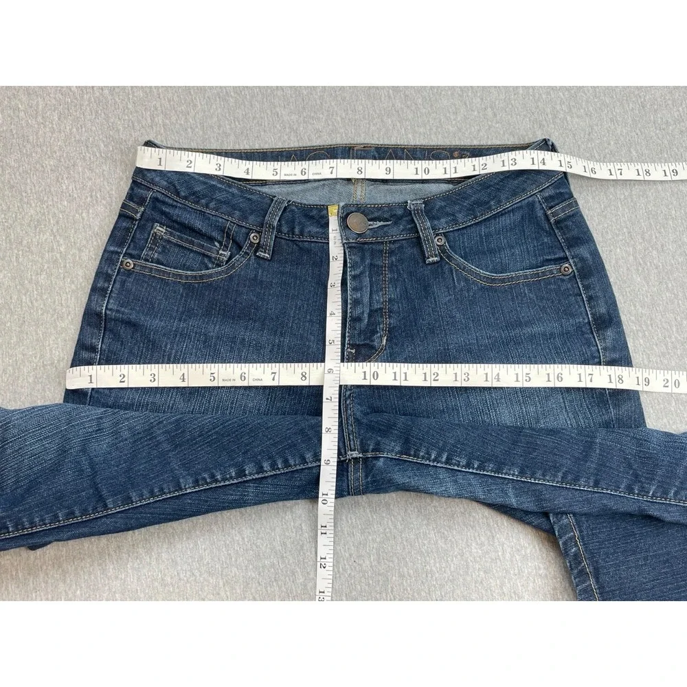 Jag Jeans Womens 30 x 30 Blue Cotton Blend Stretch Low-Rise Bootcut